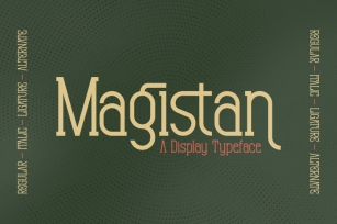 Magistan Typeface Font Download