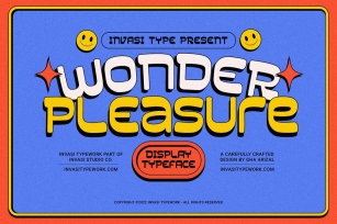 Wonder Pleasure - Vintage Display Font Download