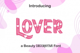 Lover a lovely with alternates Font Download
