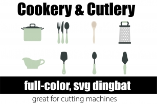 Cookery and Cutlery Font Download