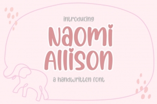 Naomi Allison Font Download