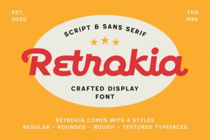 Retrokia - Display Font Font Download