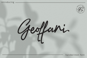 Geoffani Script Font Download