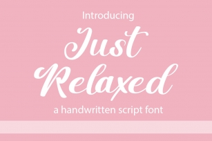 Just Relaxed Font Download