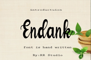 Endank Font Download