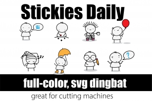 Stickies Daily Font Download