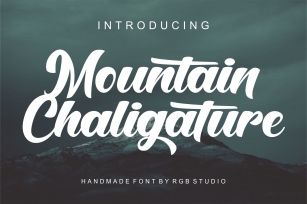 Mountain Chaligature Font Download