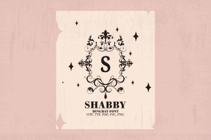 Shabby Chic Flourishes Monograms Font Download