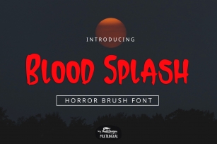 Blood Splash Font Download