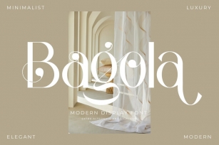 Baqola Modern Display Font LS Font Download