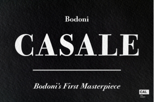 Bodoni CASALE BONUS Package - 10 Weights Font Download