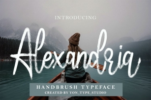 Alexandria Brush Font Download