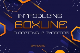 Boxline Rectangle Typeface Font Download