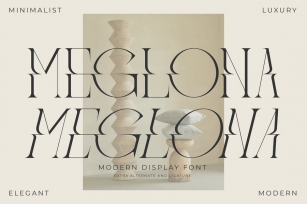 Meglona Modern Display Font Font Download