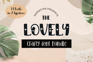 The Lovely Crafty Bundle Font Download