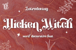 Hicken Witch - Decorative Font Font Download
