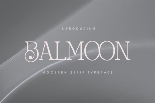 Balmoon Moderen Serif Typeface Font Download