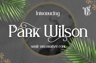 Park Wilson - Serif Decorative Font Download