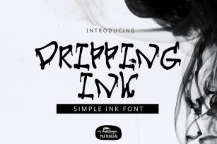Dripping Ink Font Download