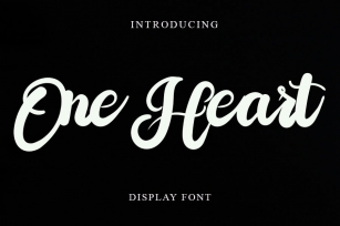 One Heart Font Download
