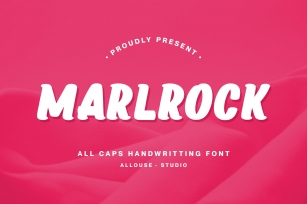 Marlrock All Caps Handwritting Font Download