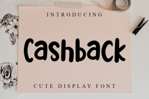 Cashback Font Download