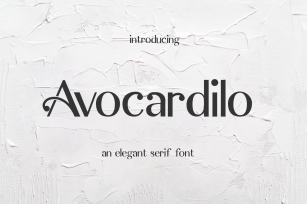 Avocardilo Font Download