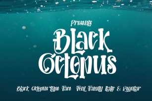 Black Octopus Font Download