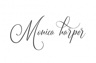 Monica Harper Font Download