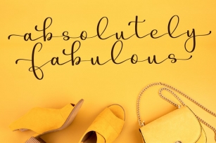 Absolutely Fabulous Font Download