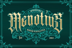 Menotius Blackletter Font Download