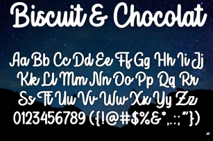 Biscuit & Chocola Font Download
