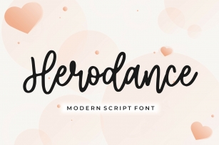Herodance Modern Script Font Download