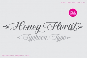Honey Florist Font Download