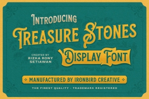 Treasure Stones & Bonus Font Download