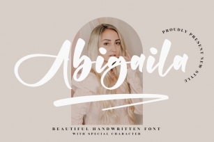 Abigaila Beautiful Handwritten Font LS Font Download