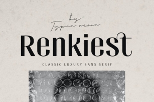 Renkiest - Retro Vintage Classic Sans Serif Font Download