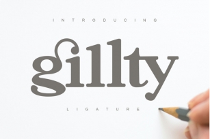 Gillty Serif Typeface Font Download