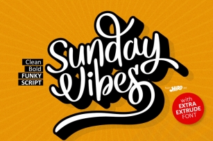 Sunday Vibes - Funky Script Font Download