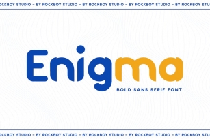 Enigma - Logo Font Font Download