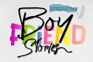Boyfriend Stories Font Download