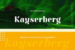 Kayserberg Font Download