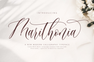 Marithonia Script Font Download