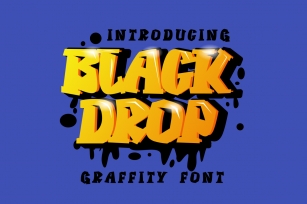 BLACK DROP Font Download
