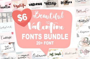 Beautiful Valentine s Bundle Font Download