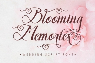 Blooming Memories Font Download