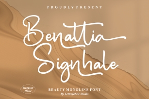 Benattia Signhale Font Download