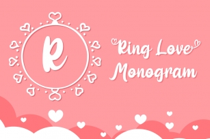 Ring Love Monogram Font Download