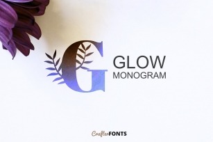 Glow Monogram Font Download