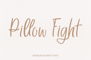 Pillow Fight Font Download